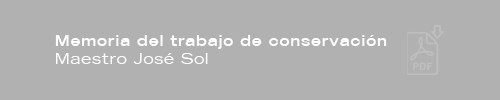 Memoria del trabajo de conservación